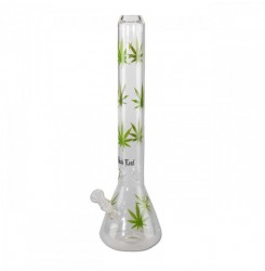 Black Leaf Old School Ice Bong green